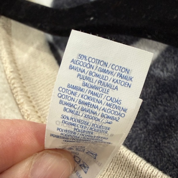 Karma Crewneck Beige Graphic Sweatshirt - Picture 5 of 5